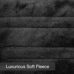 Black Electrical Heated Throw 160 X 120Cm Heated Blanket Machine Washable Soft Micro Fleece 9 Heat Settings - thumbnail 2