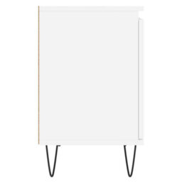 Berkfield Elegant Bedside Cabinets 2 Pcs White 40X30X50 Cm Engineered Wood - thumbnail 7