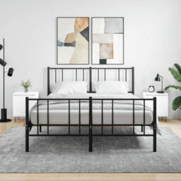 Berkfield Elegant Bedside Cabinets 2 Pcs White 40X30X50 Cm Engineered Wood - thumbnail 2