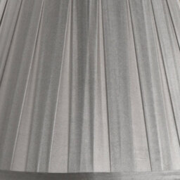 Pacific Lifestyle 45Cm Grey Silk Box Pleat Empire Table Floor Lampshade - thumbnail 3