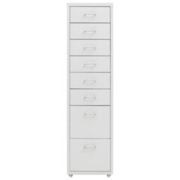 Vidaxl Mobile File Cabinet Grey 28X41X109 Cm Metal - thumbnail 2