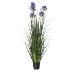 Wyld Haus Artificial 120Cm Blue Agapanthus Plant (Pot Not Included) - thumbnail 1