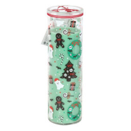 Something Different Merry Creepmas Cursed Candy Cane Tube Candle Light Green (One Size) - thumbnail 3