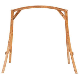 Walplus Swing Frame Solid Bent Wood With Teak Finish - thumbnail 3