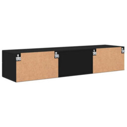 Walplus Tv Cabinet With Drawer Black 150 X 39 X 30 Cm Engineered Wood - thumbnail 8