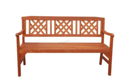 Birchtree Garden Bench Outdoor 3 Seat Chair Wood Spruce Patio Park Wgb01 Natural - thumbnail 6
