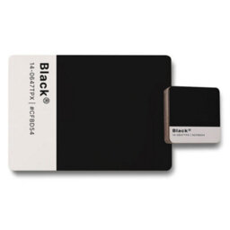Benjamin Tate Design Black Placemat And Coaster Set With Wood Bottom And Designer Artwork Limited Edition
