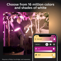 Philips Hue Lily Outdoor Spotlight Base Kit With Bridge Starter Kit - thumbnail 3