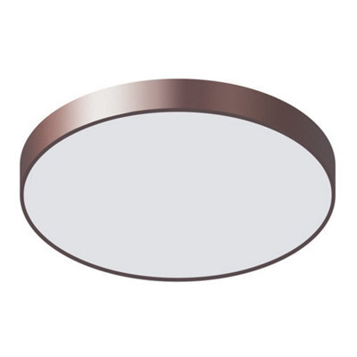 Luminosa Lighting Luminosa Modern Led Flush Ceiling Light Coffee, Warm White 3000K 3600Lm - image 1