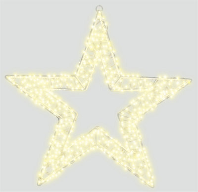 Xmas Haus 50 X 8 Cm  2D 1440 Led  Warm White Star - image 1