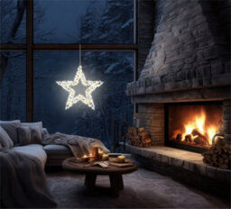 Xmas Haus 50 X 8 Cm  2D 1440 Led  Warm White Star - thumbnail 3