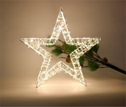 Xmas Haus 50 X 8 Cm  2D 1440 Led  Warm White Star - thumbnail 4