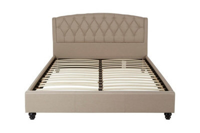 Premier Housewares Interiors By Premier Josephine Beige King Bed - image 1