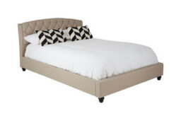 Premier Housewares Interiors By Premier Josephine Beige King Bed - thumbnail 6