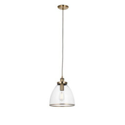 Pagazzi Lighting Pagazzi Brunswick Antique Brass Ceiling Pendant - thumbnail 3
