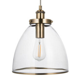 Pagazzi Lighting Pagazzi Brunswick Antique Brass Ceiling Pendant - thumbnail 2