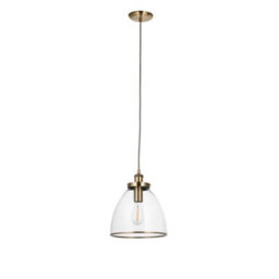 Pagazzi Lighting Pagazzi Brunswick Antique Brass Ceiling Pendant - thumbnail 1