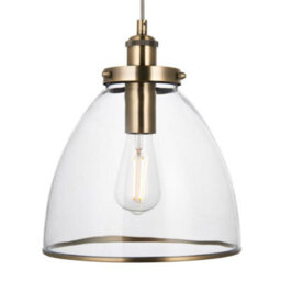 Pagazzi Lighting Pagazzi Brunswick Antique Brass Ceiling Pendant - thumbnail 4