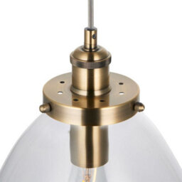 Pagazzi Lighting Pagazzi Brunswick Antique Brass Ceiling Pendant - thumbnail 8