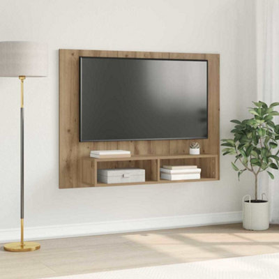 Walplus Wall Tv Cabinet Artisan Oak 120 X 23.5 X 90 Cm Engineered Wood - image 1