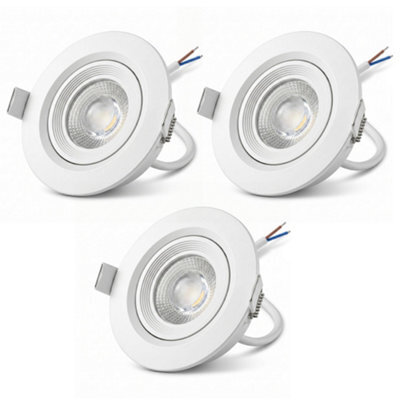 Recessed Led Spot Lights Ceiling Downlight Surface Downlight Power 7W 3Pack - image 1
