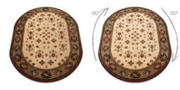 RugsX Wool Carpet Omega Oval Taros Oriental Rudy 2 Terracotta  170X235 Cm - thumbnail 3