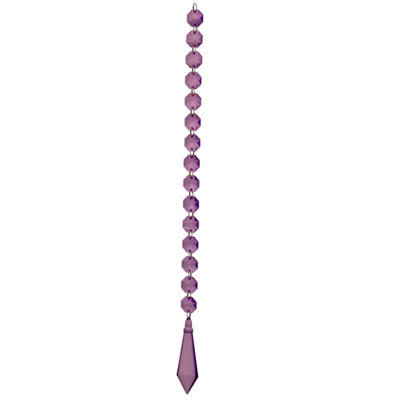 Purple Ensiform Prism Garland Christmas Decoration - image 1
