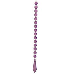 Purple Ensiform Prism Garland Christmas Decoration - thumbnail 1