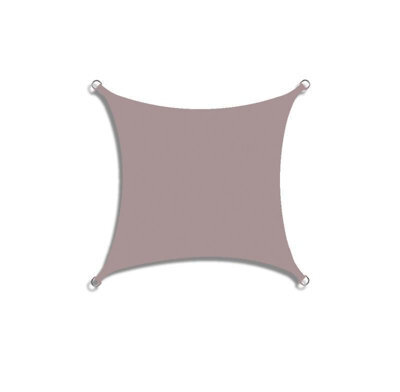 Beige 2X3M Rectangular Oxford Shade Sail 95% Uv Protection Waterproof - image 1