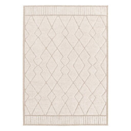 Sweeek - Interior Rug With Berber Pattern, Beige And Cream 170X120X1.1 Cm - Judy - thumbnail 2