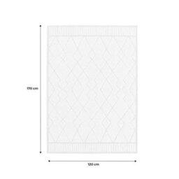Sweeek - Interior Rug With Berber Pattern, Beige And Cream 170X120X1.1 Cm - Judy - thumbnail 5