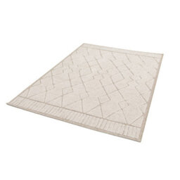 Sweeek - Interior Rug With Berber Pattern, Beige And Cream 170X120X1.1 Cm - Judy - thumbnail 4