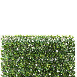 Primrose Extendable Artificial Flower Outdoor Screening Trellis (White) 1M X 2M - thumbnail 4