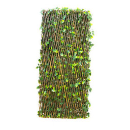 Primrose Extendable Artificial Flower Outdoor Screening Trellis (White) 1M X 2M - thumbnail 3
