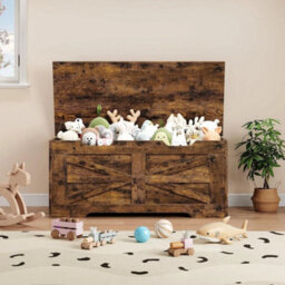 Storage Chest Toy Chest Organizer Box With Lid Safety Hinge Entryway Trunk Bench - thumbnail 1