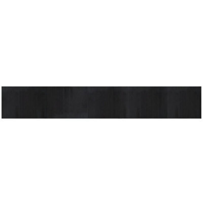 Berkfield Modern Rug Rectangular Black 80X500 Cm Bamboo