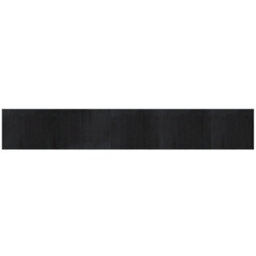 Berkfield Modern Rug Rectangular Black 80X500 Cm Bamboo