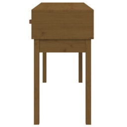 Berkfield Console Table Honey Brown 114X40X75 Cm Solid Wood Pine - thumbnail 5