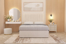 Somnior Beds Somnior Alexas Divan Bed Set With Midnight Pocket Sprung Mattress And Headboard Ivory Plush