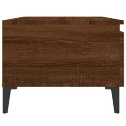 Berkfield Side Tables 2 Pcs Brown Oak 50X46X35 Cm Engineered Wood - thumbnail 9