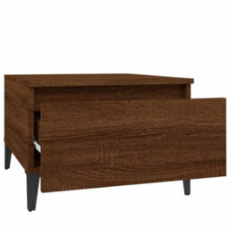 Berkfield Side Tables 2 Pcs Brown Oak 50X46X35 Cm Engineered Wood - thumbnail 8