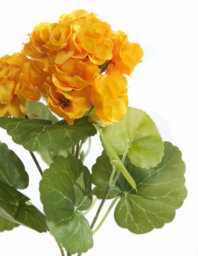 Best Artificial 30Cm Yellow Geranium Plug Plant - Pot Not Included - thumbnail 4