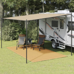 Berkfield Tent Carpet Sand 250X400 Cm Hdpe - thumbnail 1