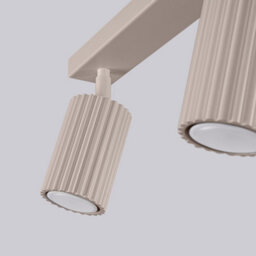 Luminosa Lighting Luminosa Karbon Twin Ceiling Spotlight Taupe 2X Gu10 - thumbnail 4