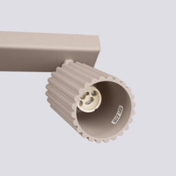 Luminosa Lighting Luminosa Karbon Twin Ceiling Spotlight Taupe 2X Gu10 - thumbnail 7