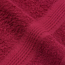 Berkfield Wash Towels 10 Pcs Frogn Bordeaux 30X30 Cm 100% Cotton - thumbnail 7