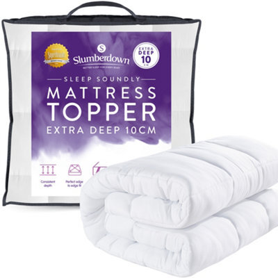 Slumberdown Sleep Soundly Extra Deep 10Cm Mattress Topper - image 1