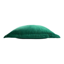 Paoletti Palmeria Quilted Velvet Feather Filled Cushion - thumbnail 3