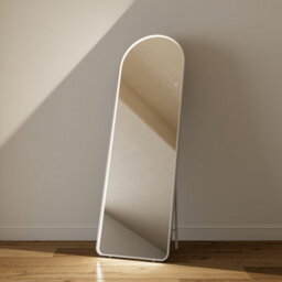Fascinate Arched Full Length Illuminated Hollywood Mirror 160X50Cm - Freestanding Wall Mountable - thumbnail 2