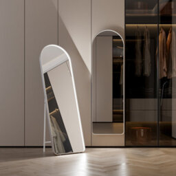 Fascinate Arched Full Length Illuminated Hollywood Mirror 160X50Cm - Freestanding Wall Mountable - thumbnail 1